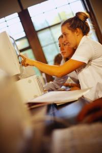 Students at a Computer Lab