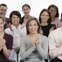 Group of business people smiling