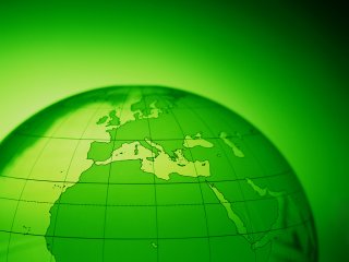 Green globe